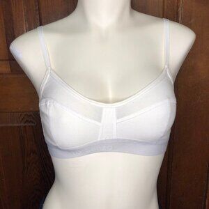 2/$20💕 La Senza White Cotton Bralette Size Small
